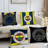 F-Fenerbahce Luxury Pillow Case Square Pillow Bedroom Sofa Leisure Comfort Cushion Car Living Room Home Decoration
