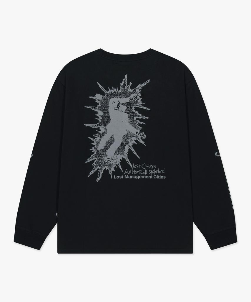 LMC Electric Man Long Slv Tee Black