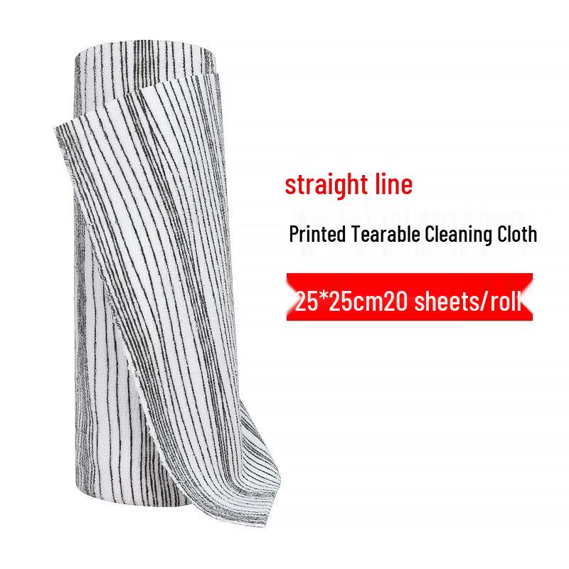 Point-Break Design Tearable Printed Dishcloth for Kitchen Cleaning