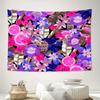 Blumen-Wandteppich Natur Botanische Blume Wandkunst Heimdekoration Zimmer Ästhetische Atmosphäre Tropische Pflanzen Wandverkleidung Schlafzimmer