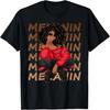 Magisches Limettengrünes Afrikanische Königin Damen Mädchen T-Shirt