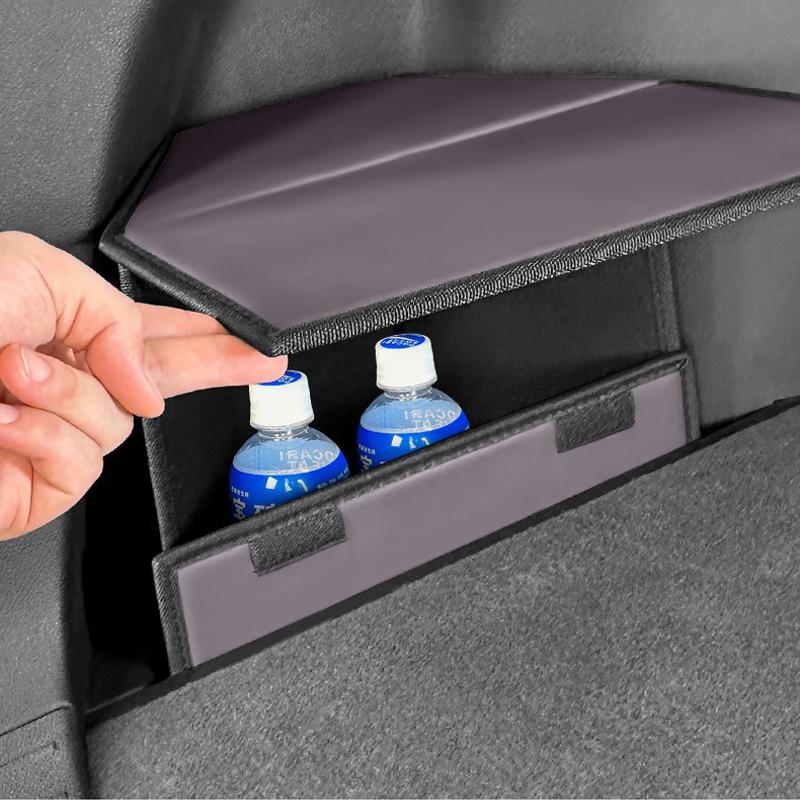 For BYD Song Plus 2020-2025 Car Back Trunk Storage Box Two Both Side Multipurpose Organizer Box Compartment Auto Accessories