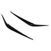 1 Pair Headlight Eyebrow Stickers Car Headlamp Eyelid Decal Cover Replacement for X3 X4 G01G02 2018+(Carbon     )