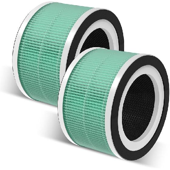 Набор из 2 сменных фильтров Fillo/Halo/Allo, совместимый с очистителем Fillo/Halo/Allo, 3-в-1 фильтры