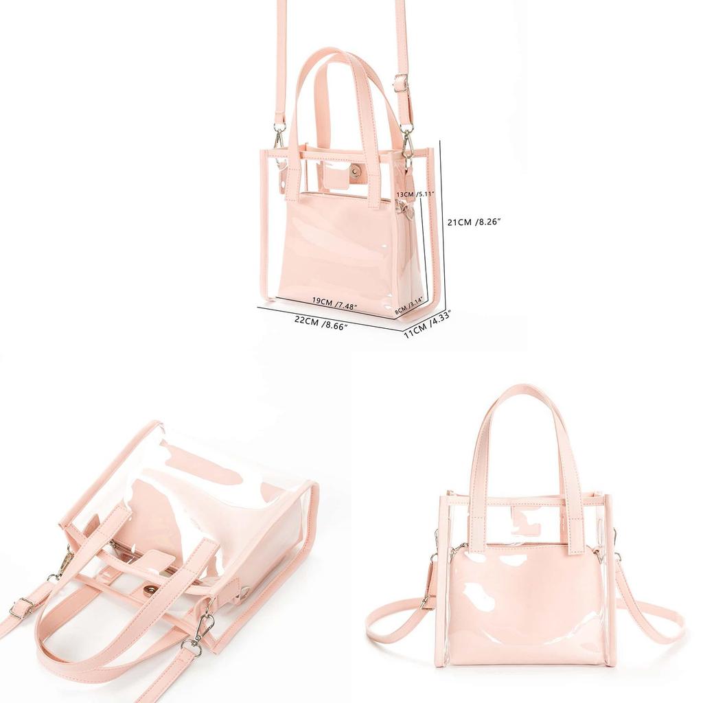 Pvc Single Shoulder Bag With Matte Finish For Daily Casual Use