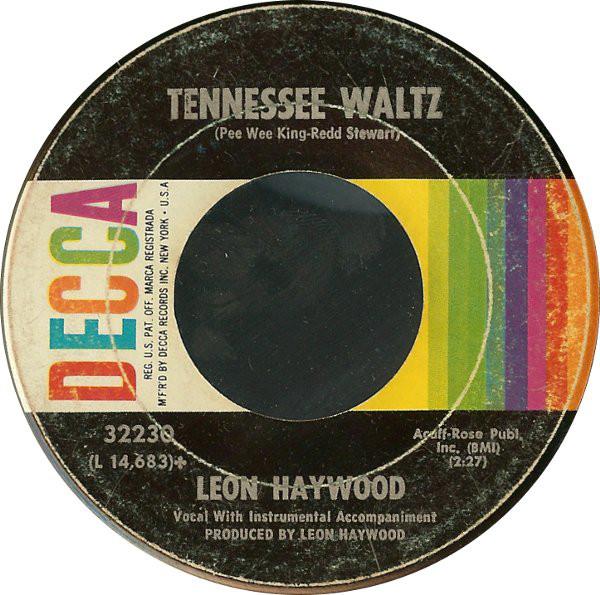 

7inch Record LEON HAYWOOD - Mellow Moonlight 32230 Decca 1967 US Soul/Funk Used
