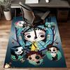 Custom Coraline Mat Personalized Name, Polyester Washable Indoor Entryway Rug, Gift for Christmas, Easter, Thanksgiving Day