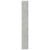 5 Shelf Bookcase Concrete Grey 40 x 24 x 175 cm Engineered Wood