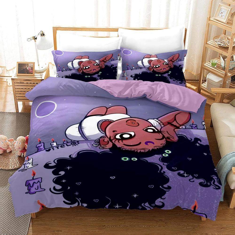 Ballet Girl Pink Cute Ballet Girl Bow Bed Sheet Set, Children's Girl, Breathable and Soft Microfiber Duvet Cover with Pillowcase