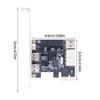 4-Port PCIE 1X auf 1394 Videoaufnahmekarte mit Firewire-Adapter Desktop-Computer Professionelle Videobearbeitung