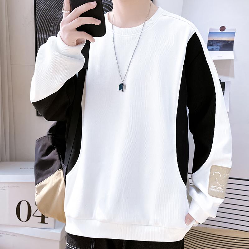 Casual Round Neck Sweater Round Neck Fashion Large Size Men's Sweater