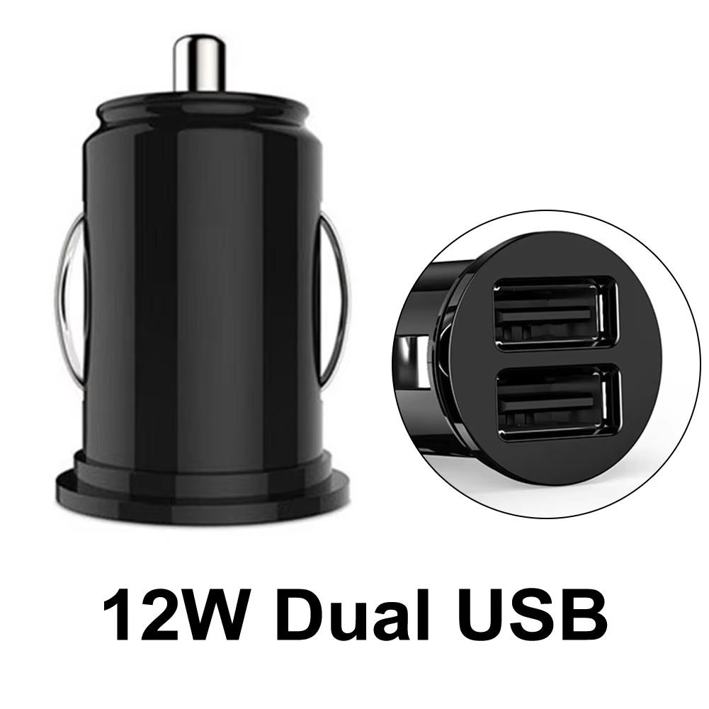 Mini 200w Car Charger Lighter Fast Charging 100w Pd Usb Type C Dual Ports Invisible Metal Charger For Xiaomi Samsung Huawei