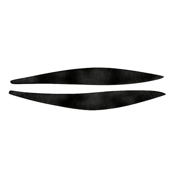 Headlight Eyebrows for 2013-2019 Mercedes-Benz CLA-Class W117 None