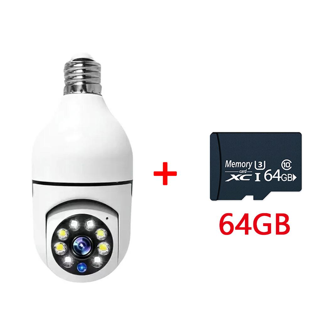 New HD 1080P E27 Bulb WIFI Smart Camera Night Vision Two Way Audio Monitor Human Tracking for Home Outdoor Security Protection
