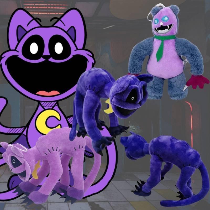 Smiling Critters Purple Cat Monster Plush Animal Toy 40cm/150g