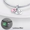 S925 Silver Color Cat Bear Elephant Rabbit Cute Pink Animal Charms Bead Fit  S925 Original Bracelets Fine DIY Jewelry Gifts