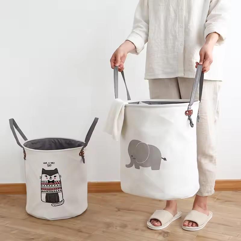 1 Stück Faltbarer Schmutzwäsche-Spielzeug-Aufbewahrungskorb, Wasserdichter Aufbewahrungskorb für Kleidung und Verschiedenes
