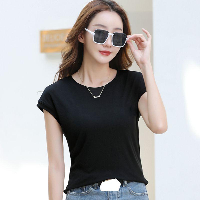 Short Flying Sleeve Women T Shirt  Korean Style Solid Color T Shirt Female Cozy Female T-shirt Chic Top Tee Shirts