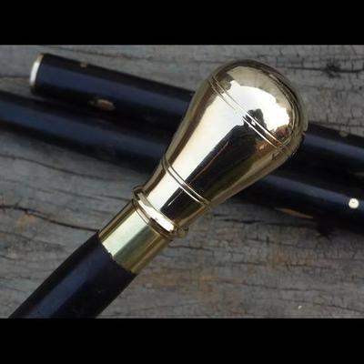 Knob Walking Stick Flower Handle Walking Cane Stick Handle Wooden Vinta