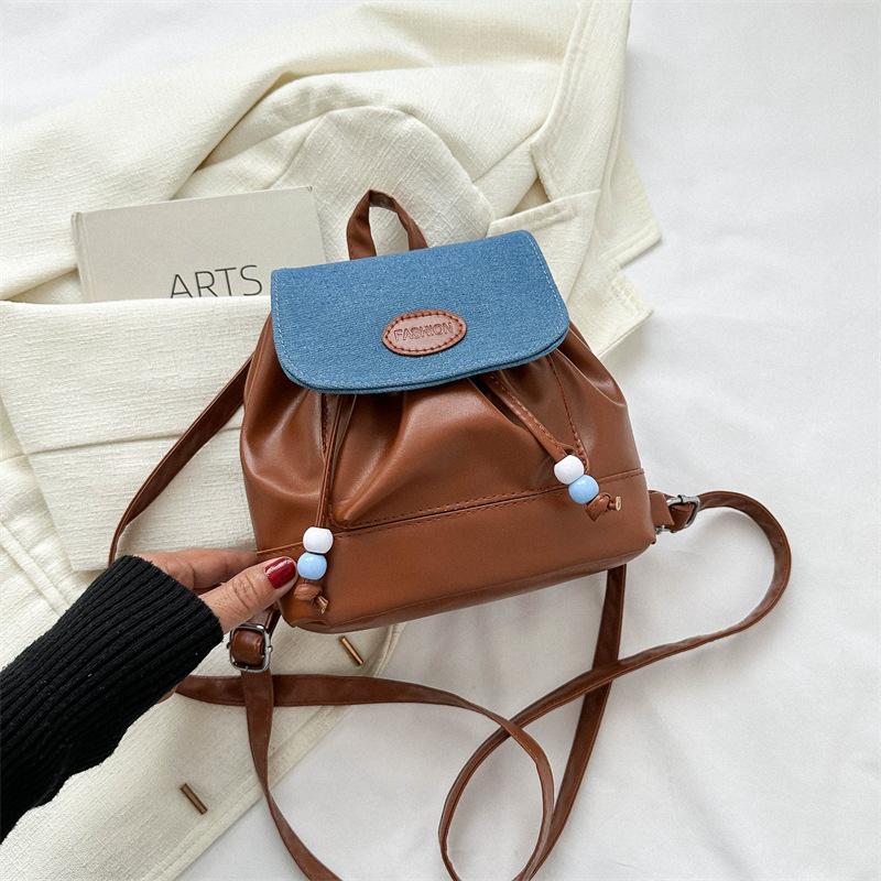 

French niche design backpack bag women s 2025 new autumn fashion women s bag high-end versatile small backpack