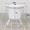 Round Automatic Water Absorption Self-watering Flowerpot Hydroponic Flower Pot