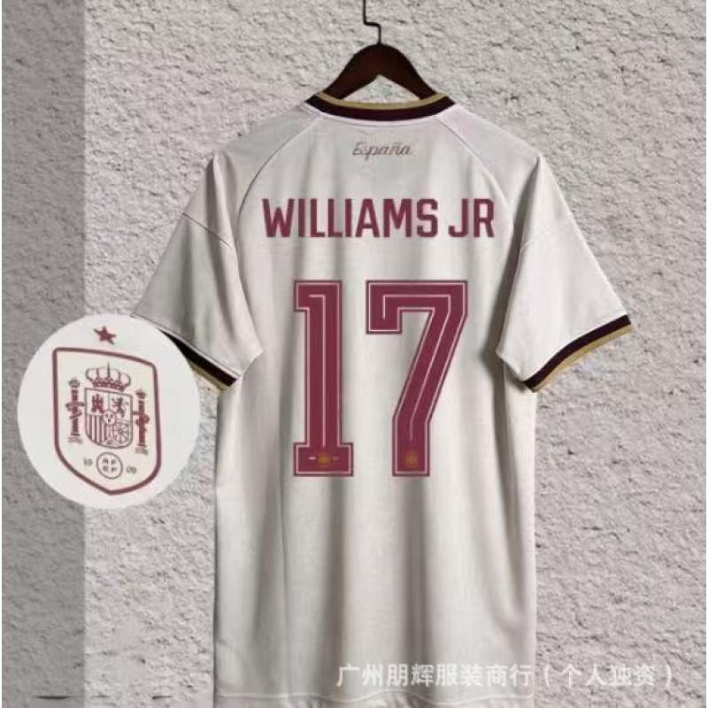Spain National Team Home Soccer Jersey 2026 Custom Name 19 Yamal Short Sleeve Cycling Men Women