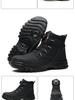 High-Top Steel Toe Safety Boots - Anti-Smash & Puncture Resistant, Durable & Comfortable Work Shoes