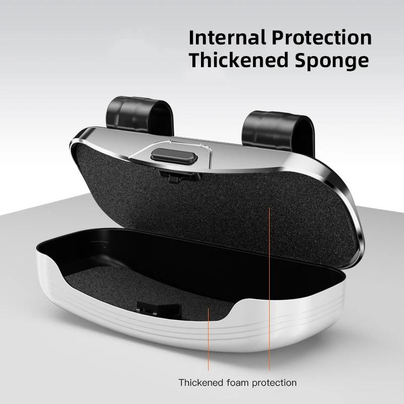 Dla samochodu Jeep Osłona przeciwsłoneczna Etui na okulary Uchwyt Organizer ochronny Dla Jeep Grand Cherokee Wrangler JK Gladiator Compass Renegad