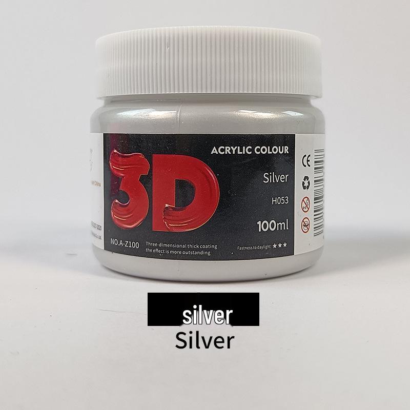 100ml Acrylic Paint for Children's Doodles and Plaster Dolls