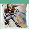 Premium Cotton Linen Dragon Ball Pillow Case Cartoon Square Cushion Cover For Cozy Homes