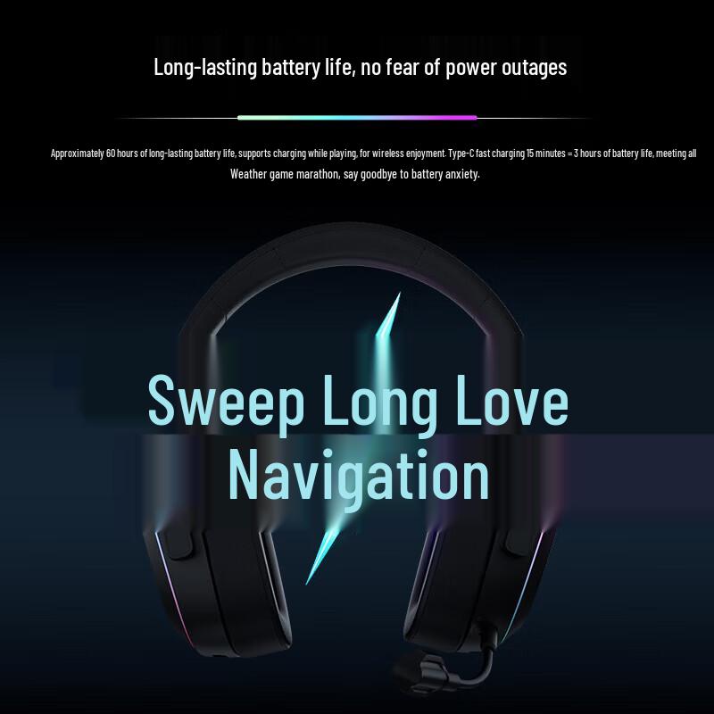 Lenovo GH10 Quad-Mode 7.1 Surround Gaming Headset with RGB