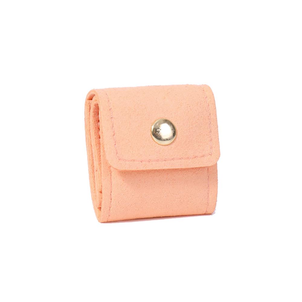 

Mini travel jewelry storage bag, storage compartment, ring earring portable box, makeup bag baby рожевий колір