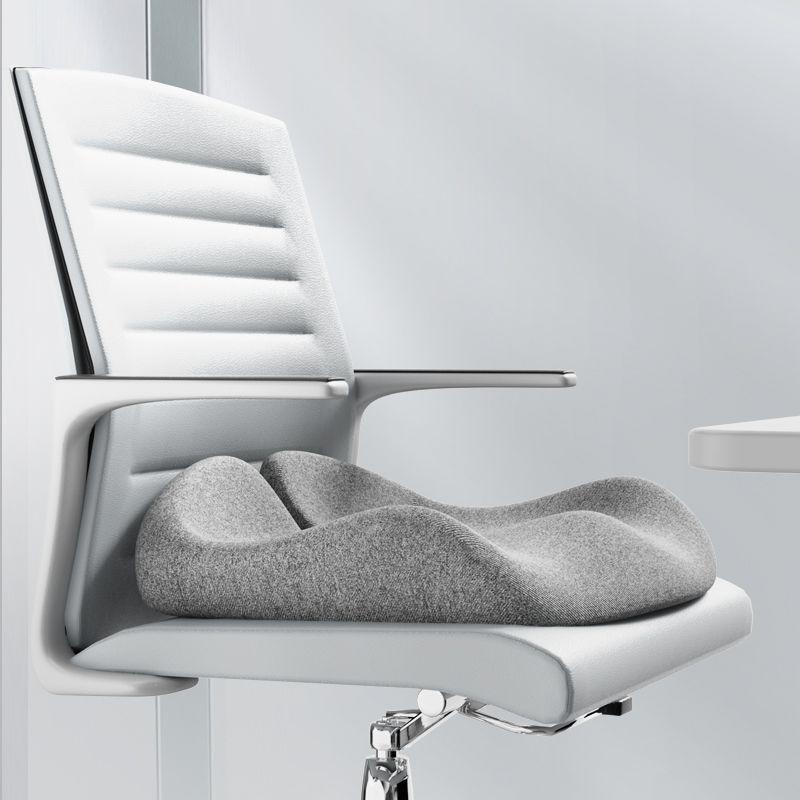 

Копчик Ишиас Облегчение боли в спине Комфорт Офисное кресло Подушка для автомобильного сиденья Нескользящая Ортопедическая Пена с памятью 41x38x11cm светло-серый