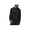 Jordan Einfarbiger Hoodie mit Markenlogo-Print Langarm-Sweatshirt Bequeme Hose mit Kordelzug Lässiges Sportset DQ7328-010+FQ7762-010