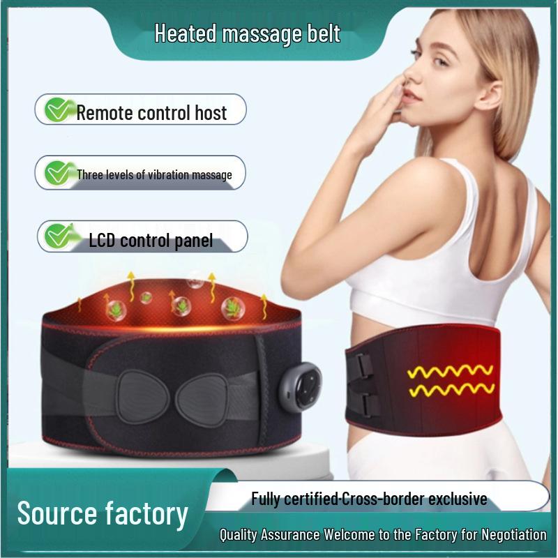 Kabelloser Heiz-Massage-Taillengürtel zur Linderung von Bauch- und Rückenschmerzen