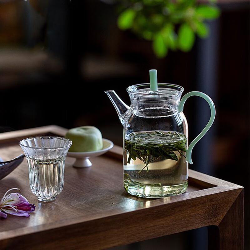 Lu Fenglai Imitation Song Heat-Resistant Glass Teapot