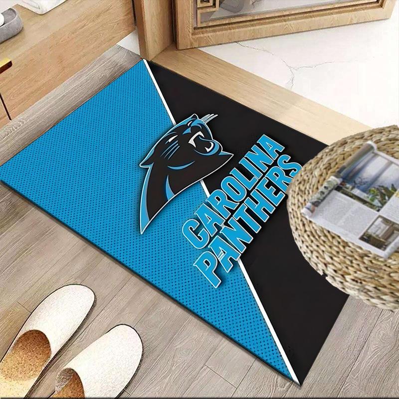 Panthers Helmet Carpet, Kitchen Rugs, Yoga Mat, Non-Slip Mats, Rug for Bathroom, Living Room bedroom, Camping Rugs Christmas Gift