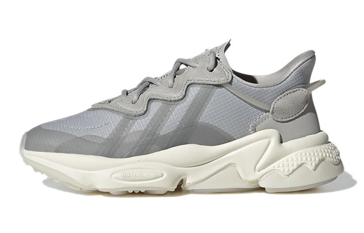 Adidas Originals Ozweego J Fabric Comfortable Abrasion Resistant Low top Sports Casual Shoes Gray Teenagers H04130 40