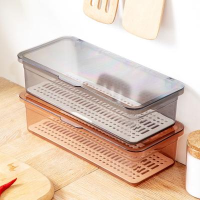 With Lid Makeup Storage Box Dust-proof Desktop Organizer Simple Chopstick Cage  Students