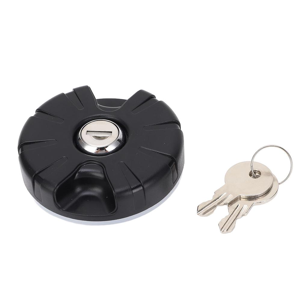 Round RV Water Inlet Cap UV Resistant Lockable RV Water Filler Cap with Seal Ring and Keys for RV Motorhome