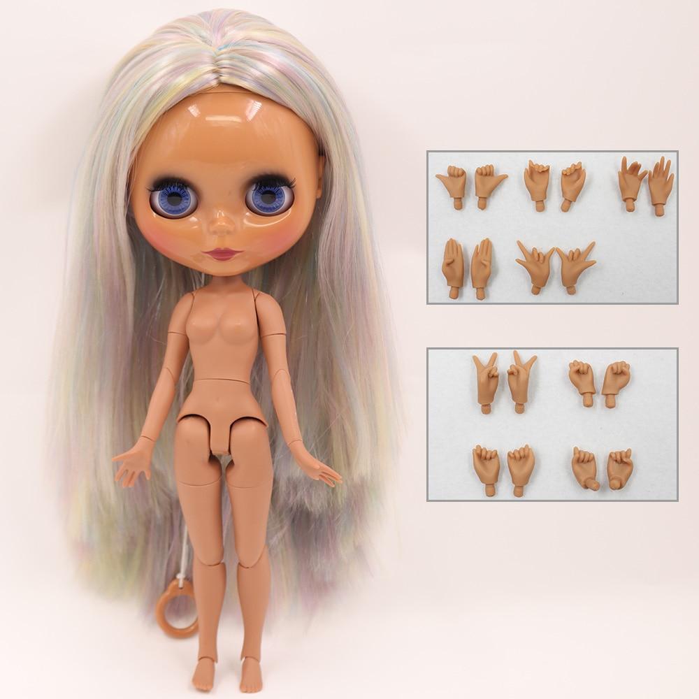 ICY DBS Blyth lalka 1/6 bjd zabawka wspólne ciało ciemna skóra afro włosy 30cm lalka anime girls