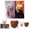 Halloween Creepy Bloody Bear Rabbit Mask For Cosplay Party Performance