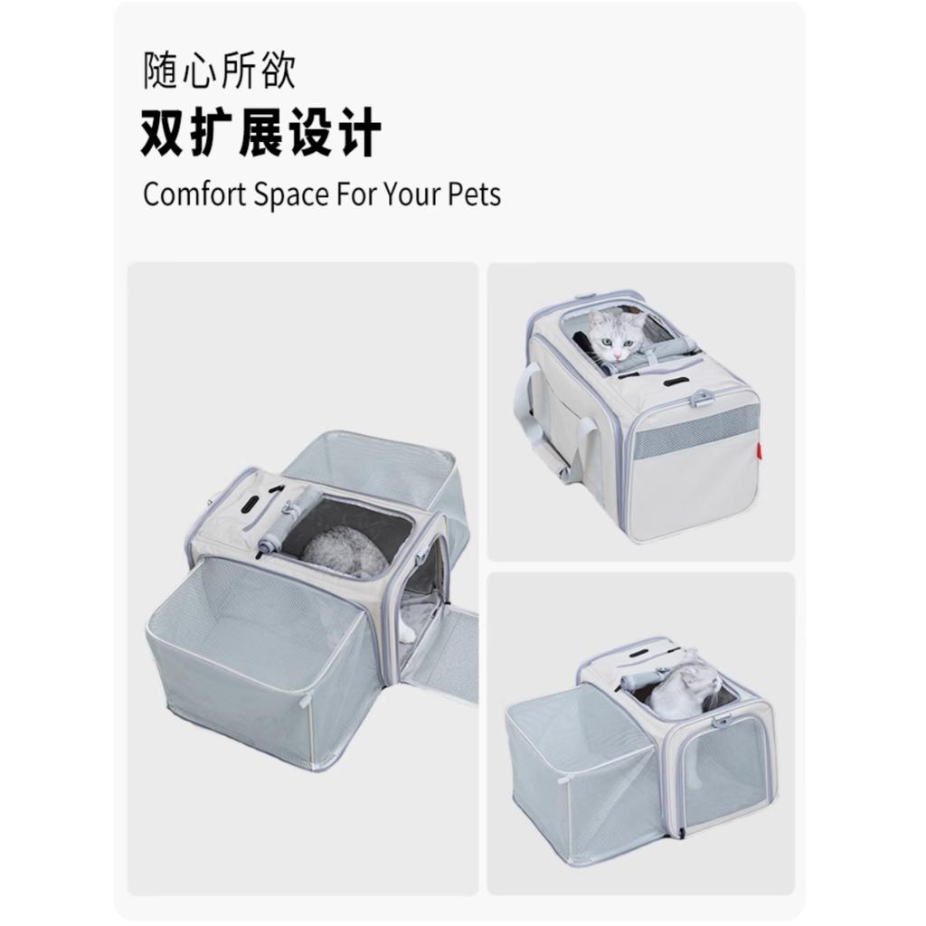 Car canvas folding pet bag, portable for outdoor use, portable pet carrying bag