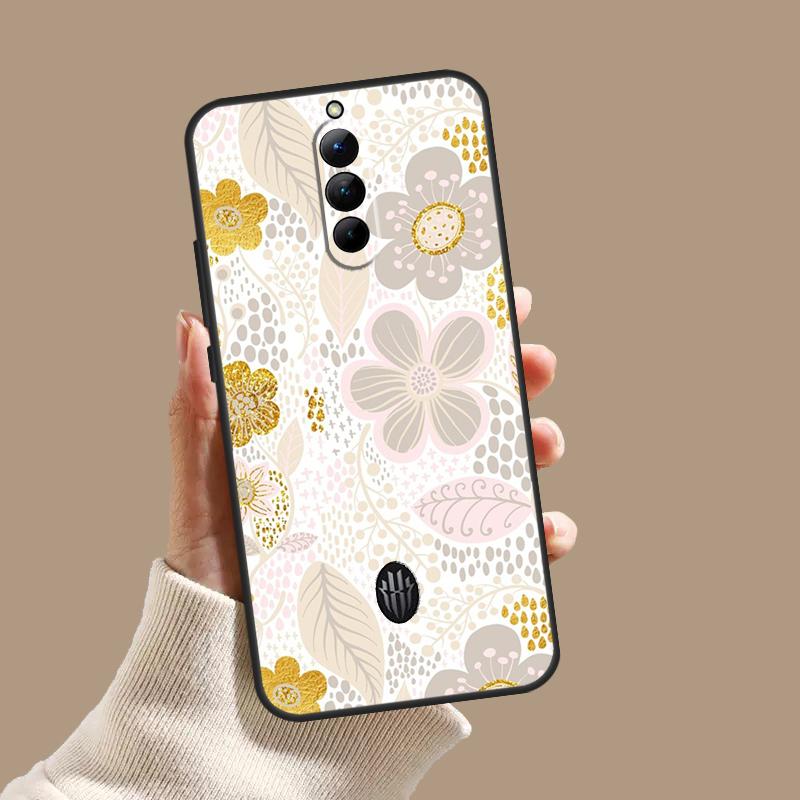 Floral Charm Secret Garden Case For ZTE Nubia Red Magic 10 10S 9S 8S 8 9 11 Pro Plus 6 7 6S 7S Pro 5G 6R 10 Air Cover
