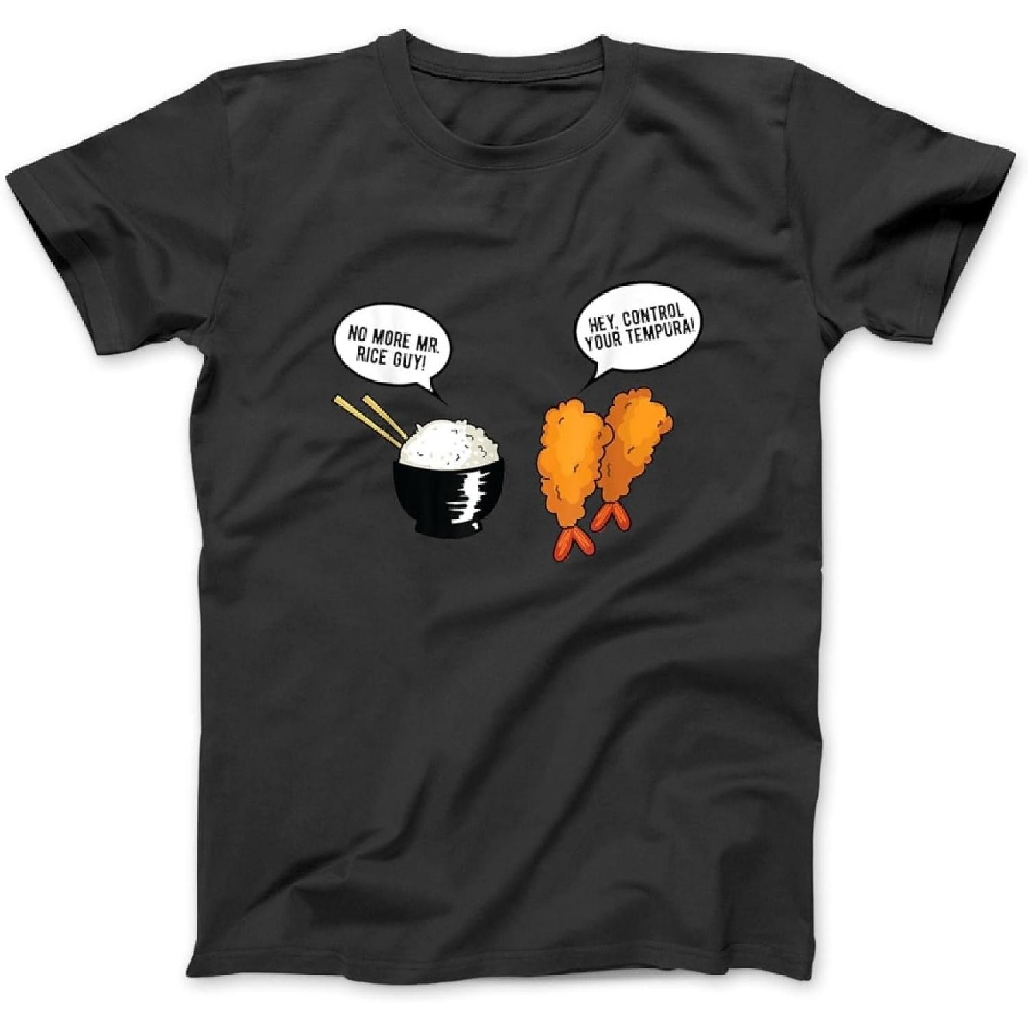 

Funny Asian Food Gift Pun Humor Food Graphic Rice Tempura T-Shirt WTE Womens Mens Unisex Hoodie Tank Top, Longsleeve Black XXXXXL різнокольоровий