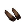 One-pedal Split-toe Shoes, Shallow-mouth Single Shoes for Women's 2025 Spring and Autumn New Korean Version of Personalized Grandma Flats Are Li