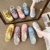 Retro word with moral training shoes women's spring and summer new niche design Velcro fashion versatile Mary Jane shoes