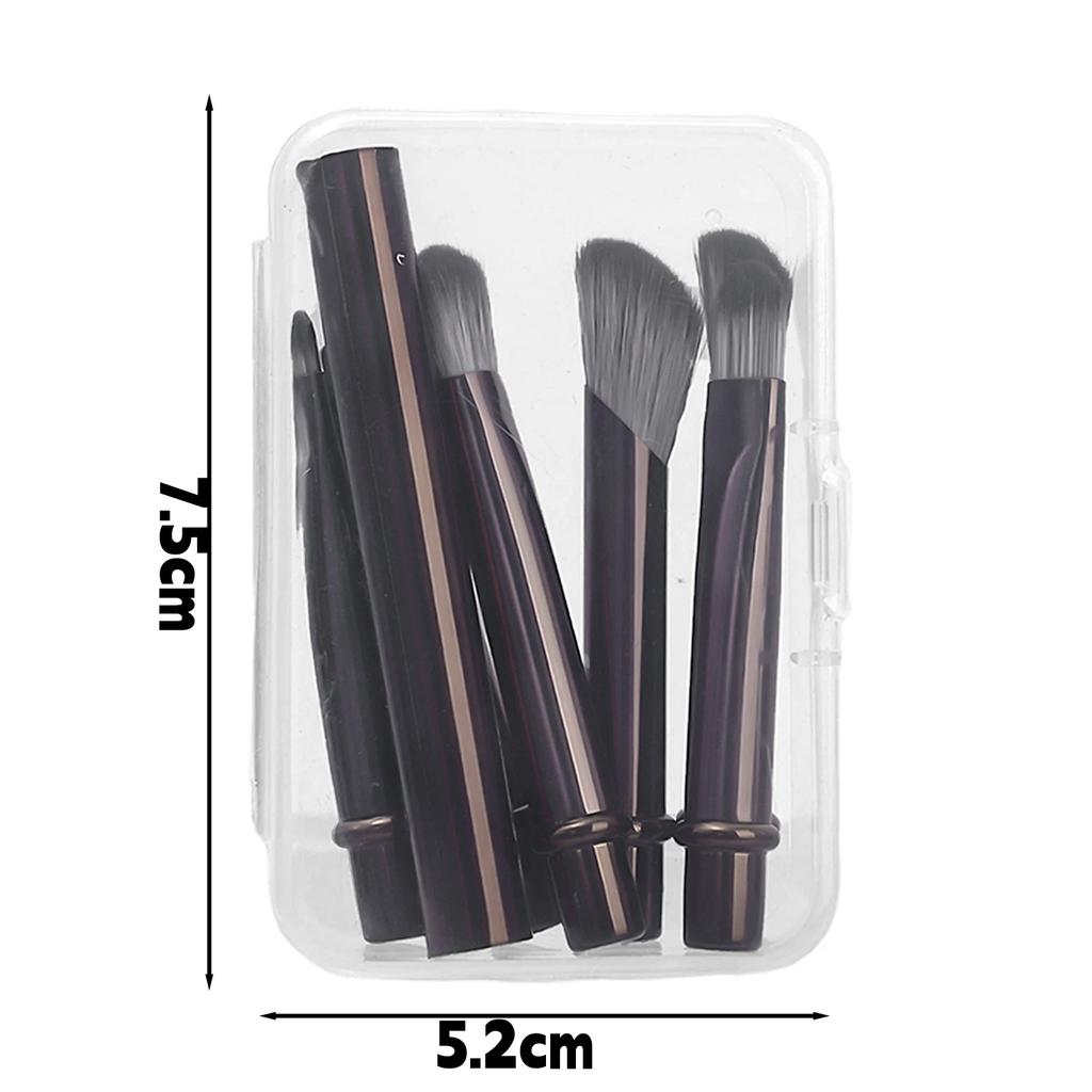 Portable Makeup Brush Head Soft Eyeshadow Eyeliner Lip Liner Brushes Travel Replacement Brush Mini Detail Eye Makeup Tools