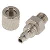 20 Stück M5 4 mm Mini-Pneumatik-Druckluftanschluss, gerader Stecker, Luftschlauch, Schnellmontage