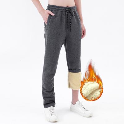 Autumn and Winter Slacks Men's Sport Pants Warm and Fleece Thick Pants